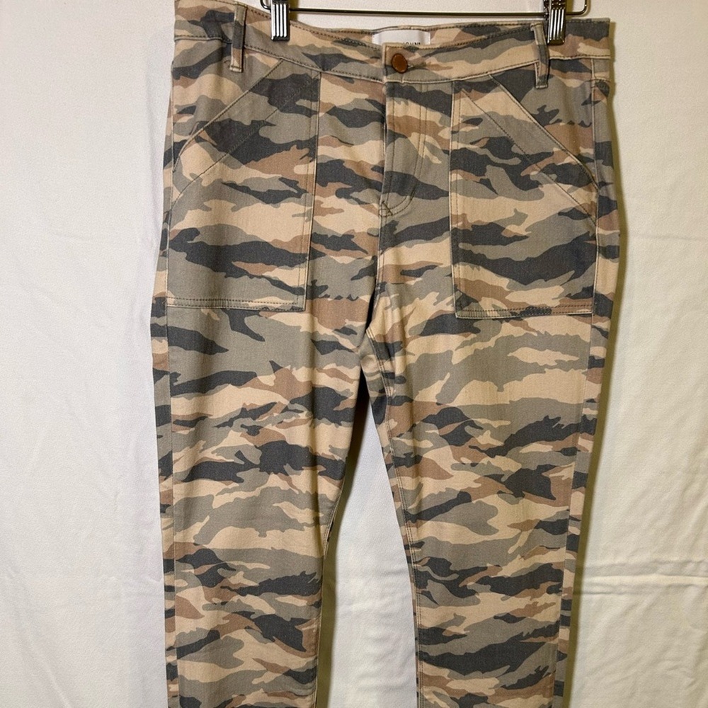 Dear John Women's Jeans Size 31 Camo Sage Skinny Pants Stretch Denim Camouflage
